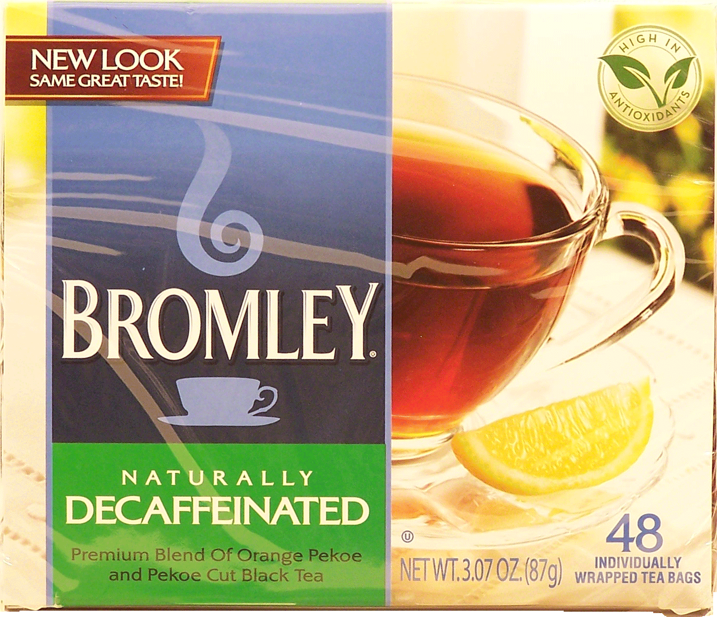 Bromley  naturallly decaffeinated orange pekoe and pekoe cut black tea, 48-tea bags Full-Size Picture